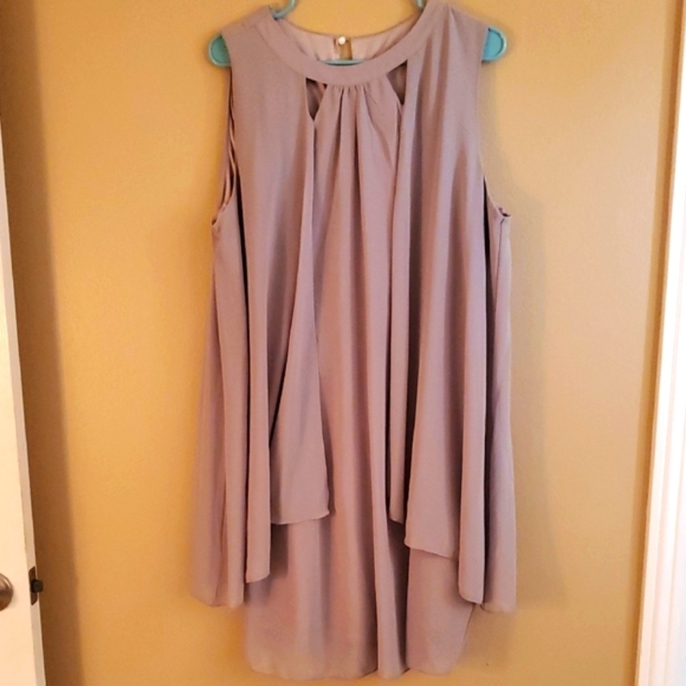 Source Unknown Sleeveless  Dress in Soft Grey